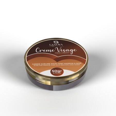 CREME VISAGE TEINT NOIR-MARRON 50Gr